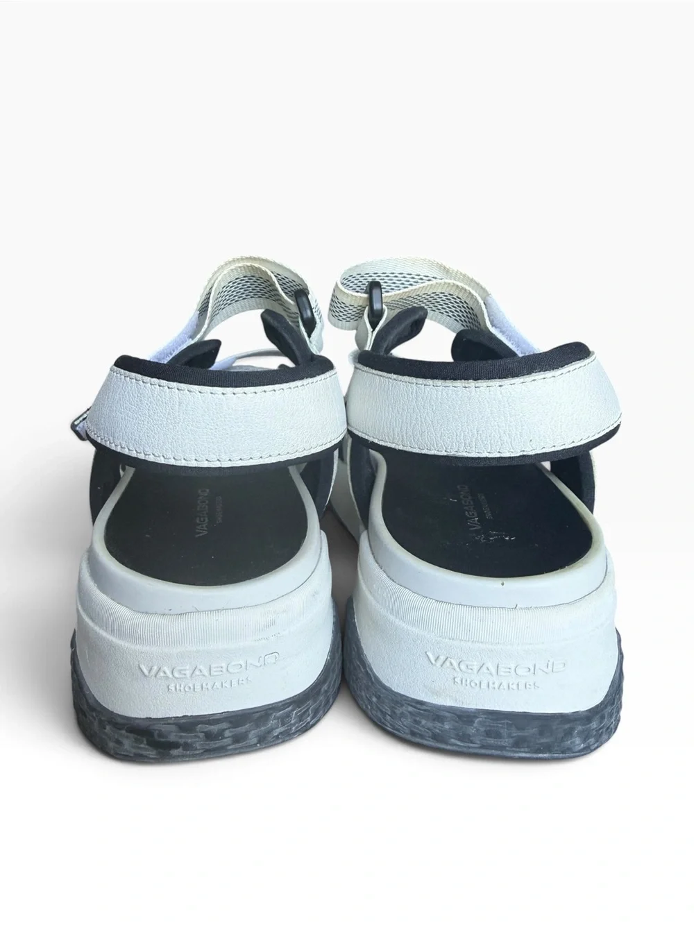 Vagabond Lori Sport Sandals Women’s 8 White Chunky Platform Strappy Sneaker